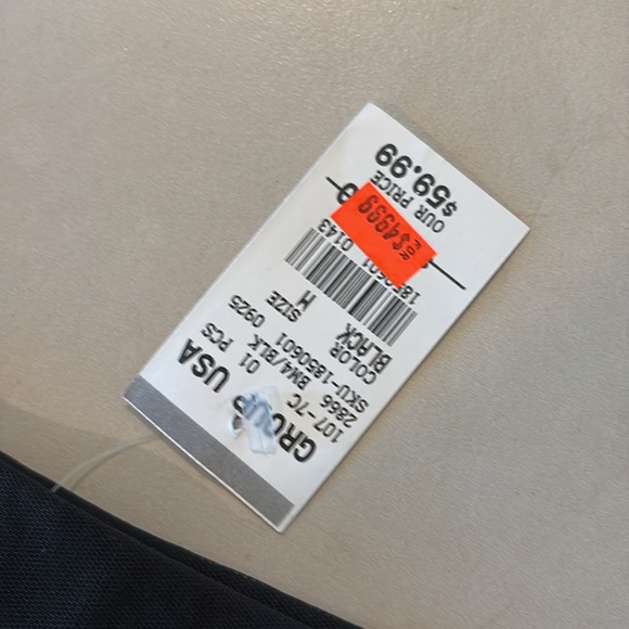 NWT $60 vintage Massconi Italian skirt med half see thru 1248 - Picture 4 of 5